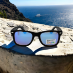 Nerd Sonnenbrille Polarisiert in Blau Verspiegelt bei Luxxada Shoppen