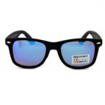 Nerd Sonnenbrille Polarisiert Schwarz Blau Rennec bei Luxxada Shoppen