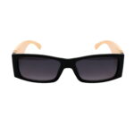 Jetzt beige schmale Damen Sonnenbrille mit dickem Rand Lila Getoent bei Luxaxda shoppen
