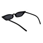 Luxxada Micro Cateye Sonnenbrille schwarzer Rahmen schwarze Glaeser 2