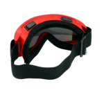 Skibrille Motocrossbrille Crossbrille Rot Mehrfarbig rueckseite