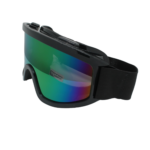 Skibrille Motocrossbrille Crossbrille Schwarz Multicolor vorne