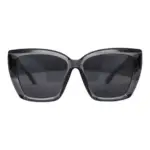 Oversize Damen Sonnenbrille Cateye Designer Brille Grau Transparent Luxus von Luxxada ®